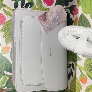 Pixie Mood Stone Grey Zoe crossbody bag NWT